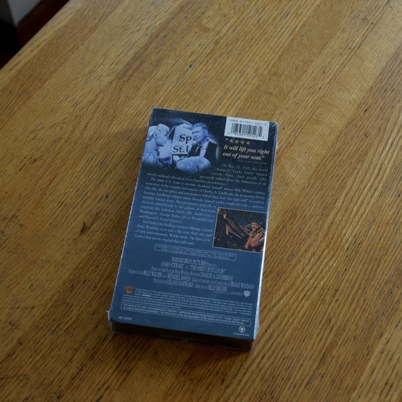 Set of 2 Mint Condition New Unopened Charles Lindbergh 1990s VHS Tapes - Picture 2 of 4